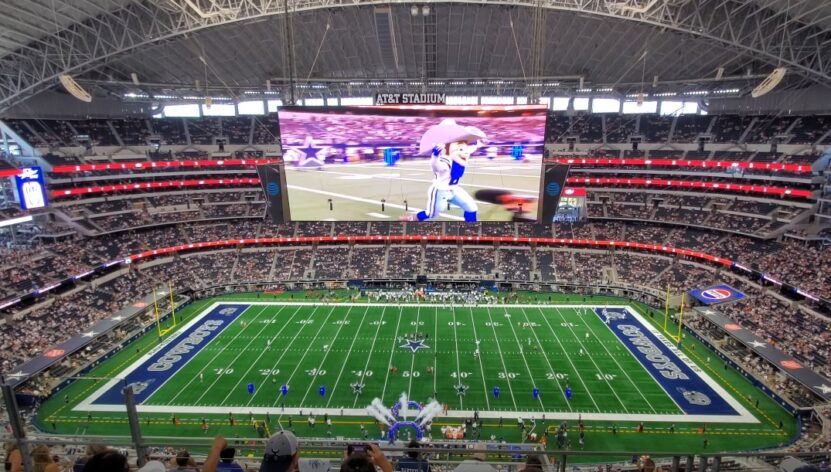 Dallas Cowboys stadium for the stands