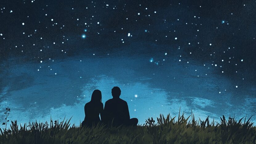 Couple Romantic Stargaze at Cedar Ridge Preserve